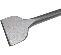 WERHE Cincel Espátula SDS Plus 50 x 400 mm, Cincel Plano de Acero Templado | ideal para hormigón, mampostería y alicatado, transmisión con bajas vibraciones, construcción robusta para obras