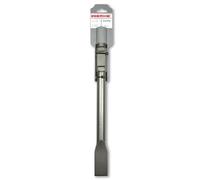 WERHE Cincel Plano SDS Hex 35x410 mm, Inserción Hexagonal 30 mm | uso en martillo demoledor, mampostería y revestimientos de suelo, acero templado, alta eficacia para superficies duras