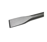 WERHE Cincel Plano SDS Max 25x400 mm Acero Templado para Hormigón | SDS Max inserción, compatible con martillos perforadores, para trabajos de demolición, eliminación de azulejos, vida útil