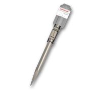 WERHE Cincel Puntero SDS Hex para Martillo Demoledor, Ø 30 mm, Largo 410 mm | acero de herramientas con bajo desgaste, para superficies duras, inserción hexagonal, apto para hormigón y mampostería, Acero