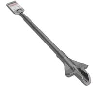 WERHE® Cincel volador SDS PLUS 60 x 400 mm - cincel de canal para martillo perforador - gubia para cincelar en ladrillo y hormigón