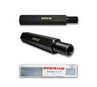 WERHE Extensión 200 mm, 1 1/4 pulgadas UNC, Para Corona Perforadora