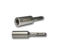 WERHE Hincador de Picas SDS Plus, 13,5 mm, Acero Cromo Vanadio, 100 mm | para picas de tierra profundas y trabajos de puesta a tierra, grosor 22 mm, sin atascos, compatible con Bosch, Makita