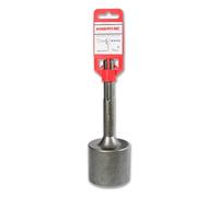 WERHE Hincapostes SDS Max 50 mm para Star Pickets y Postes de Valla, Plata | acero cromo vanadio, largo 200 mm, 1,65 kg, compatible con SDS Max martillos demoledores, montaje sin herramientas