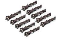 WERHE ® Profesional 10 piezas SDS Plus taladro de hormigón 10 x 210 mm Martillo Piedra Hormigón Quadro X Corte de Corte Cuádruple Cortador cruzado