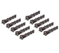 WERHE ® Profesional 10 piezas SDS Plus taladro de hormigón 8 x 210 mm Martillo Piedra Hormigón Quadro X Corte de Corte Cuádruple Cortador cruzado