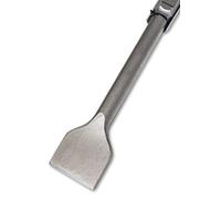 WERHE ® Profesional SDS Spade Chisel 75 x 410 mm Hexagonal Hex Socket 30 mm Plano para Martillo de Demolición