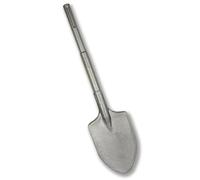 WERHE ® Professional SDS Max Cincel de pala puntiaguda 105 x 440 mm SDS Max Grabación 18 mm para taladro martillo martillo cincel maletín de plástico