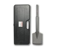 WERHE ® Profi SDS Max pala cincel 110 x 410 mm SDS Max accesorio 18 mm para taladro percutor taladro cincel maletín de plástico