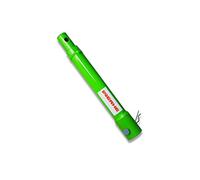 WERHE prolongación para barrena de tierra 200 mm - acero robusto con conexión enchufable de 20 mm - fijación segura mediante perno y pasador - compatible universalmente para agujeros más profundos