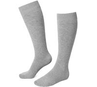Weri Spezials Calcetines hasta la rodilla para mujer en colores muy modernos, buen ajuste y algodón suave. - Gris - 2.5/5