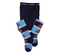 Weri Spezials - Calcetines - para bebé niño azul azul marino Talla:5-6 Annees