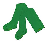 Weri Spezials Leotardos de punto fino para bebés y niños, de algodón, lisos, Color verde., 98 cm-104 cm