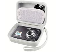 WERICO Funda rígida de EVA para cámara digital Kodak PIXPRO FZ45/WPZ2/Sony Cyber-Shot DSC-W810/810B/Olympus Tough TG-6/Canon IXUS 185 (solo funda), Gray, Compacto