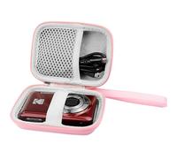 WERICO Funda rígida de viaje para cámara compacta Kodak PIXPRO FZ45 16MP 4X Zoom, Pink, Compacto