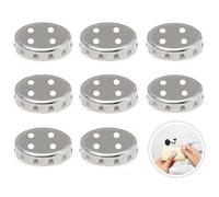 WERIGONI Juego de 8 jaboneras magnéticas, tapa para jabonera, accesorios de baño, jaboneras magnéticas de acero inoxidable