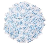 Weriirew Paquete de Gel de sílice desecante de Humedad para Almacenamiento de Alimentos, 100 Paquetes de bolsitas de Gel de sílice Deshumidificador Absorbente de Humedad de Grado alimenticio