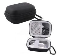 WERJIA Funda de viaje compatible con grabación de voz portátil Plaud Notepin AI, bolsa de almacenamiento Plaud NotePin para todos los accesorios con cordón y una base de carga (negro)