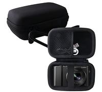 WERJIA Funda rígida de Transporte Compatible con cámaras Digitales Panasonic Lumix ZS99/DC-ZS70/ZS60/ZS80/DMC-ZS100/DMC-ZS200, TZ200, Black, Sencillo