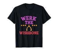 Werk The Wishbone Divertido Acción de Gracias Drag Queen Cultura Camiseta