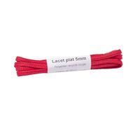 WERKA PRO Cordon Plano de 5 mm en poliéster Reciclado Rojo 90 cm