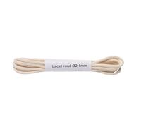 WERKA PRO Cordón Redondo de algodón orgánico de 2,4 mm 60 cm