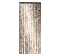 WERKA PRO Cortina de Chenilla marrón y Beige 90 x 220 cm