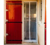 WERKA PRO Cortina de Puerta magnética 215 x 100 cm Blanco