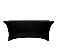 WERKA PRO Cubierta de Mesa para Mesa Plegable de 180cm Negro
