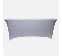 WERKA PRO Funda de Mesa para Mesa Plegable de 180 cm Blanco | Seguro, plegable, uso en jardín y exterior, interior, resistente al desgaste, fácil de almacenar