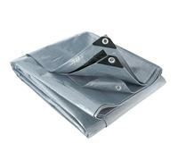 WERKA PRO Lona Multifuncional Gris y Negra 200 g/m2 6 x 12 m