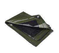 WERKA PRO Lona Multifuncional Negra y Verde 240 g/m2 2 x 8 m