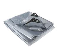 WERKA PRO Lona Negra y Gris 200 g/m2 12 x 6 m