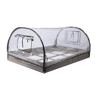 WERKA PRO Macetero de Madera Cuadrado y Invernadero 120x80x50cm