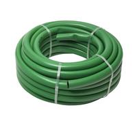 WERKA PRO Manguera de jardín Reforzada Ø25mm Verde 20m | PVC, versátil, reforzado, robusto, duradero, ligero, anti-UV, 3 capas de malla metálica, presión máxima 17 bar