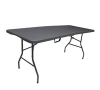 WERKA PRO Mesa Plegable Rectangular Gris 239 x 74 x 74 cm