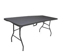WERKA PRO Mesa Plegable Rectangular Gris 239 x 74 x 74 cm
