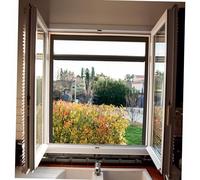 WERKA PRO Mosquitera Enrollable de Aluminio para Ventana 80 x 130 cm