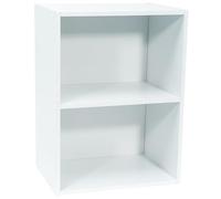 WERKA PRO Mueble de Almacenamiento Blanco 2 nichos (54 x 40 x 29cm)