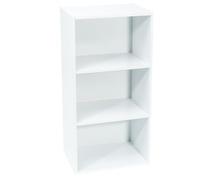 WERKA PRO Mueble de Almacenamiento Blanco 3 nichos (80 x 40 x 29 cm)