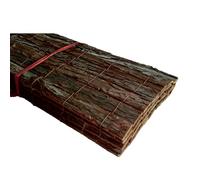 WERKA PRO Pantalla de privacidad de Corteza de Abeto Natural 1,5 x 3m | Fácil instalación, plastificado, robusto, duradero, uso en jardín y terraza, exterior, protección de privacidad