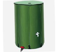 WERKA PRO Recogedor de Agua de Lluvia con Tanque 1000 L | Ecológico, robusto, duradero, plegable, uso jardín, grifo de drenaje incluido