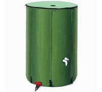 WERKA PRO Recogedor de Agua de Lluvia con Tanque 500 L | Ecológico, robusto, duradero, plegable, uso jardín, grifo de drenaje incluido