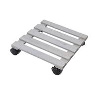 WERKA PRO Soporte de Planta Cuadrado con Ruedas 30x30cm