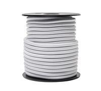 WERKA PRO Tenedor elástico Blanco Ø 4mm x 20m