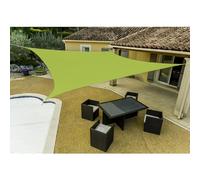 WERKA PRO Toldo de Sombra Rectangular Verde anís 4 x 5 m