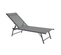 WERKA PRO Tumbona Gris Ajustable 5 Posiciones