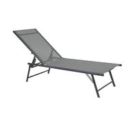 WERKA PRO Tumbona Gris Ajustable 5 Posiciones