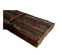 WERKA PRO Pantalla de privacidad de Corteza de Abeto Natural 1 x 3m