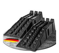 WERKTHOR Coche Rampa Drive-on - [Juego de 2] Rampas Drive-on para Máximo Agarre [<5t] - Coche Rampa Resistente para Cualquier Superficie - Rampas para Coches 2 Piezas
